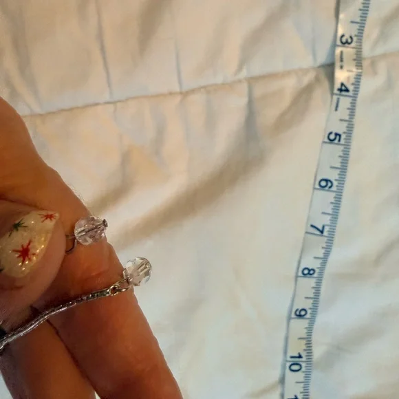 Statement Adjustable Necklace, Black and White Crystal from Touchstone, NIB - Picture 7 of 8